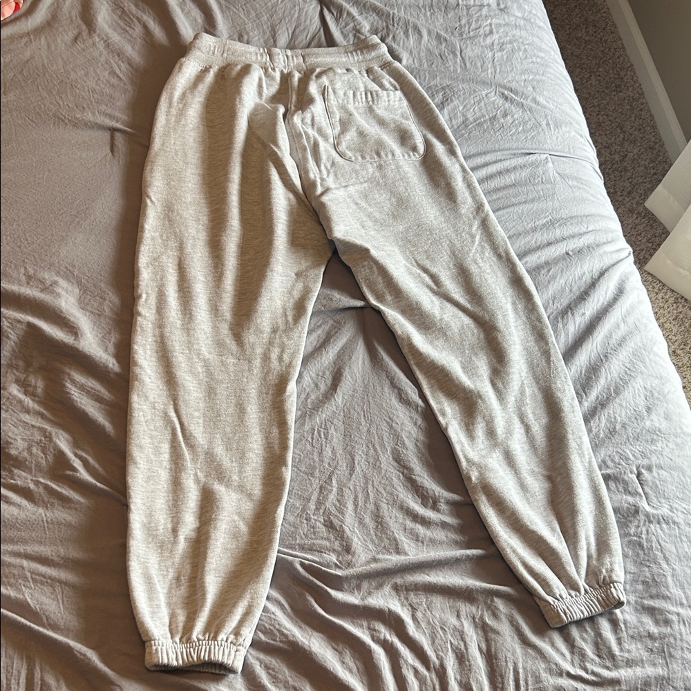 Men's Light Gray Joggers Sz Sm - Picture 3 of 3